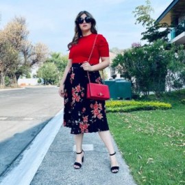 Falda Plisada de moda, modelo F-ELY- 715