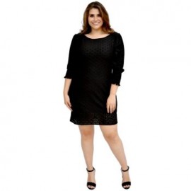 Vestido Strech con manga bombacha V-ST- 7001