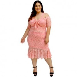 2 en 1. Vestido/ Conjunto de encaje V 4197