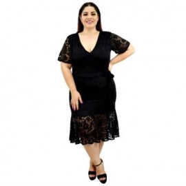 Vestido de encaje V 4212