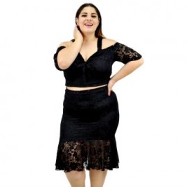 2 en 1. Vestido/ Conjunto de encaje V 4197